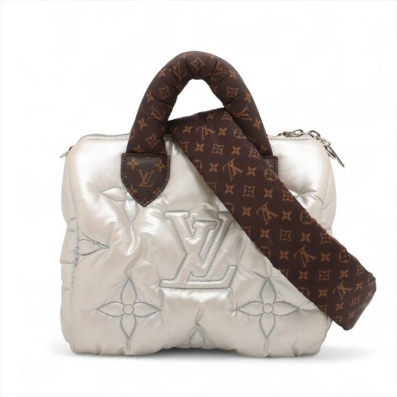 Louis Vuitton LV pillow Speedy Bandoulière 25 M20973 Silver There was an RFID re - Picture 1 of 11